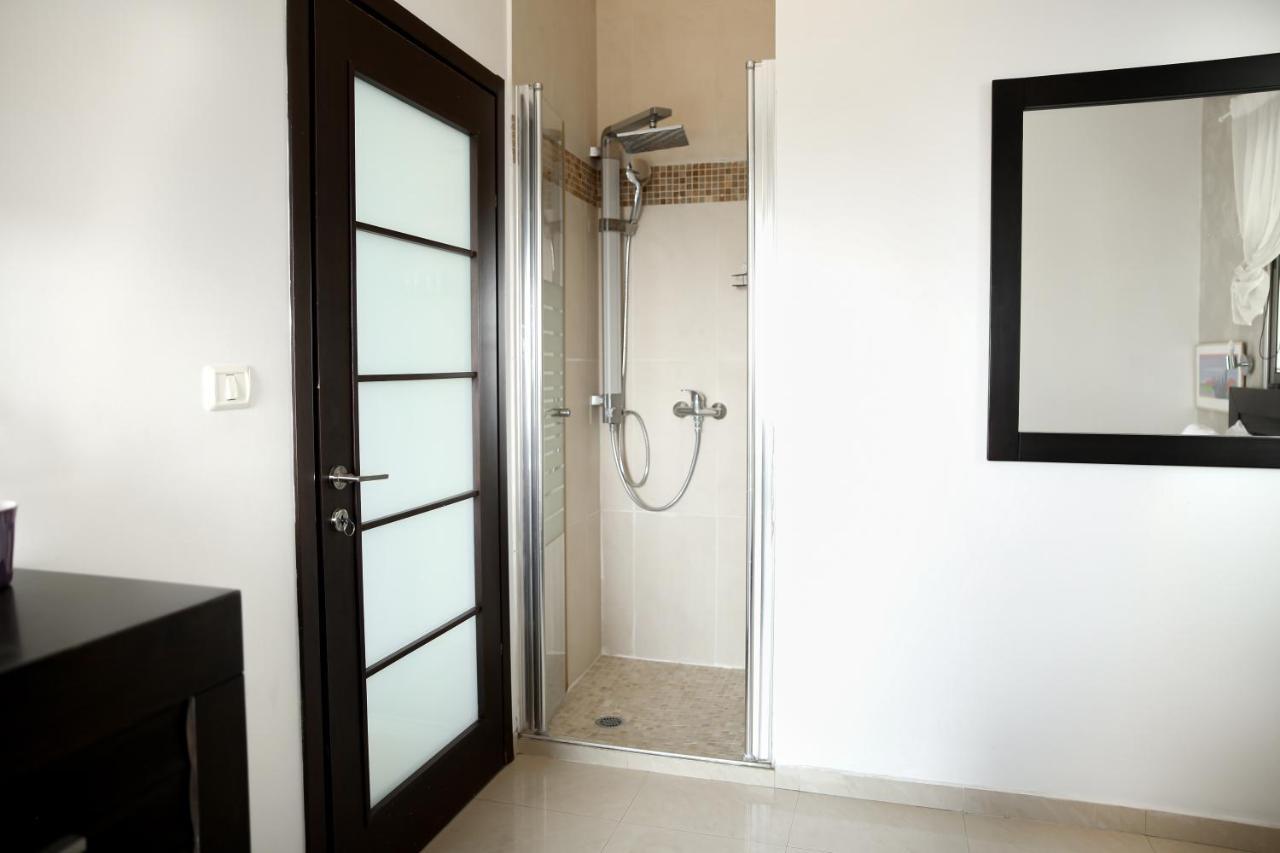 Bathroom shower at the apartment